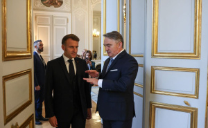 Foto: Predsjedništvo BiH / Željko Komšić i Emmanuel Macron