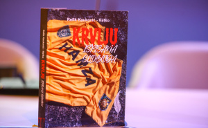 Foto: Dž. K. / Radiosarajevo.ba / Promocija knjige "Krvlju ispisana sloboda"