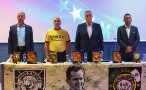 Foto: Dž. K. / Radiosarajevo.ba / Promocija knjige "Krvlju ispisana sloboda"