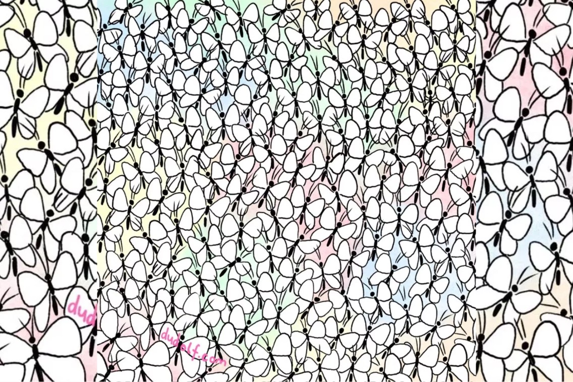 Pronađite mrava u moru leptira