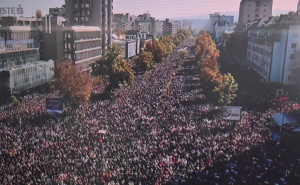 Foto: Radiosarajevo.ba / Godišnjica pada nadstrešnice u Novom Sadu