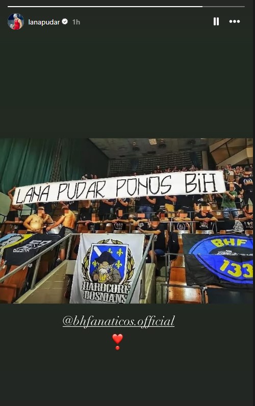 Lana Pudar dala podršku BHF