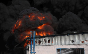 Foto: Željko Lukunić/PIXSELL / Veliki požar kraj Zagreba