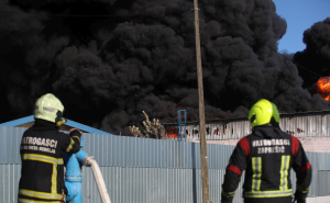 Foto: Željko Lukunić/PIXSELL / Veliki požar kraj Zagreba
