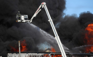 Foto: Željko Lukunić/PIXSELL / Veliki požar kraj Zagreba