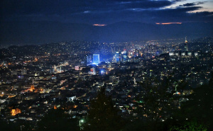 Foto: A.K./Radiosarajevo.ba / Zalazak sunca u Sarajevu