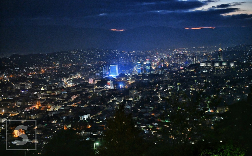 Zalazak sunca u Sarajevu