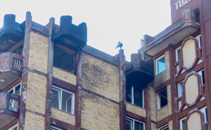 Foto: Dž. K. / Radiosarajevo.ba / Dom penzionera u Tuzli dan nakon tragičnog požara