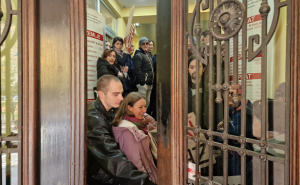 Foto: A. K. / Radiosarajevo.ba / Protesti ispred Vlade KS