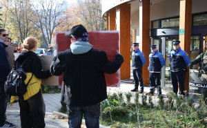 Foto: E. L. / Radiosarajevo.ba / Protest ispred Evropske kuće u Sarajevu