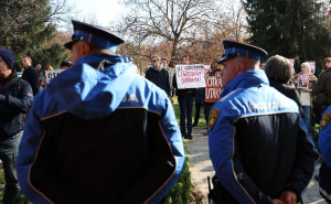 Foto: E. L. / Radiosarajevo.ba / Protest ispred Evropske kuće u Sarajevu