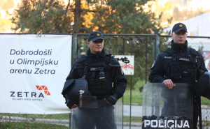 Foto: Dž. K. / Radiosarajevo.ba / Jake policijske snage oko Zetre