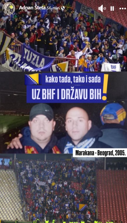 Adnan Šteta objavio podršku BHF