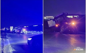 Foto: Info Bijeljina / Saobraćajna nesreća u Bijeljini