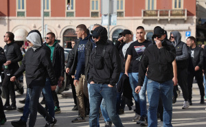 FOTO: Ivana Ivanović/PIXSELL / Torcida na rivi održala protest