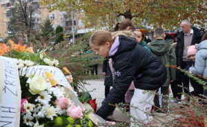 Foto: Press služba KS / Obilježavanje godišnjice ubistva Fatime Gunić i tri učenika