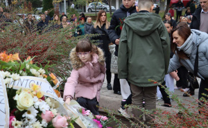 Foto: Press služba KS / Obilježavanje godišnjice ubistva Fatime Gunić i tri učenika