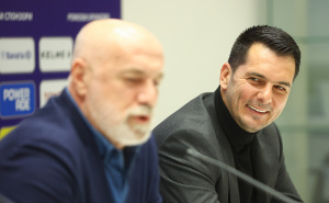 Foto: Dž. K. / Radiosarajevo.ba / Emir Spahić i Sergej Barbarez