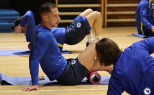 Foto: Nogometni savez BiH / Trening Zmajeva u hotelu Malak