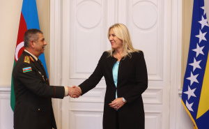 Foto: Dž. K. / Radiosarajevo.ba / Željka Cvijanović i Zakir Hasan