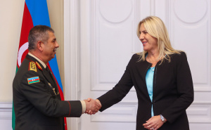 Foto: Dž. K. / Radiosarajevo.ba / Željka Cvijanović i Zakir Hasan