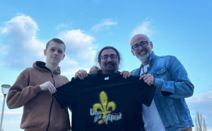 Foto: Facebook / Marjan Mijajlović s majicom BH Fanaticosa