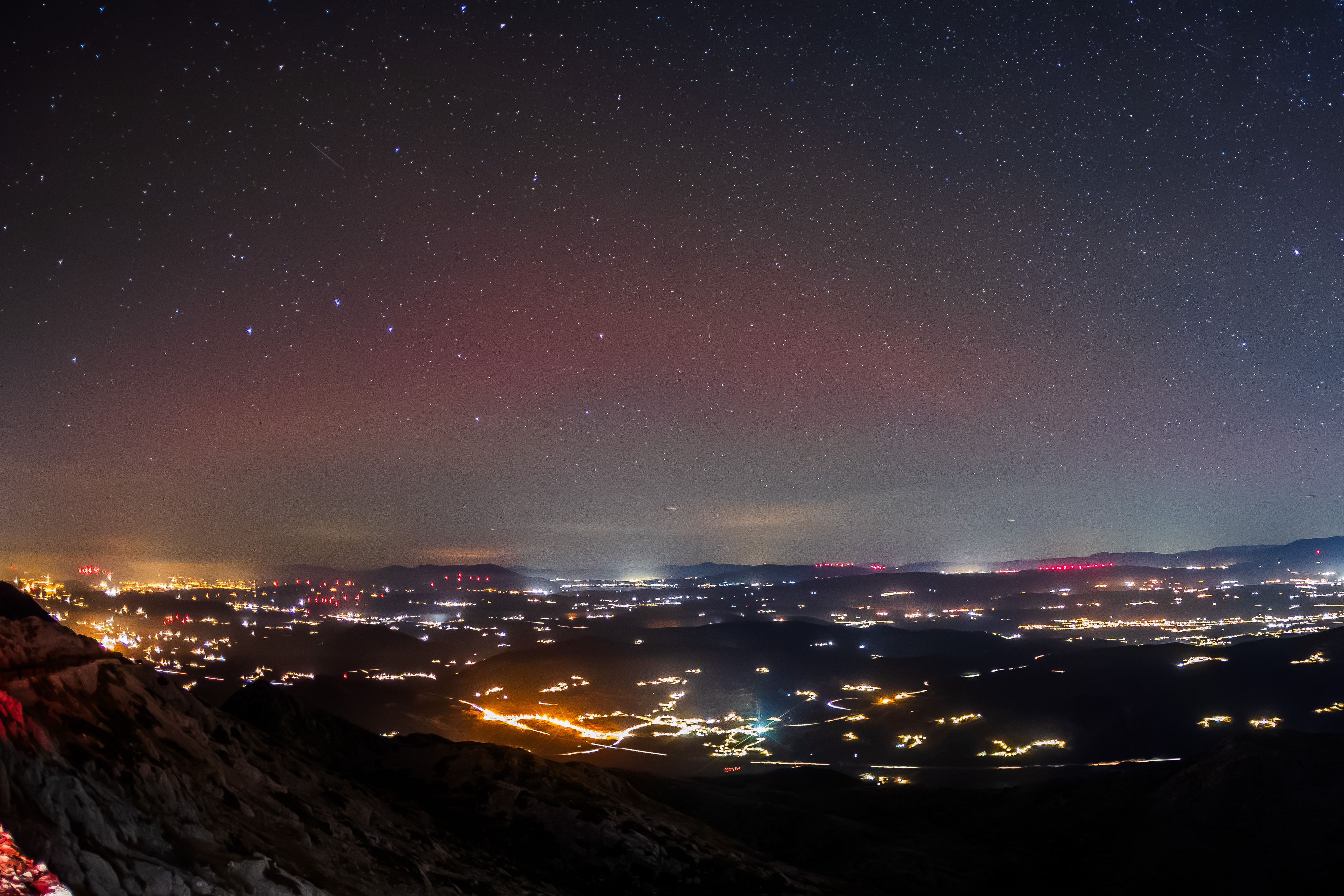 Aurora Borealis iznad Bogatina