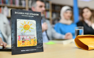 Foto: A. K. / Radiosarajevo.ba / Promocija romana "Bojanka pod opsadom"