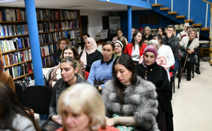 Foto: A. K. / Radiosarajevo.ba / Promocija romana "Bojanka pod opsadom"