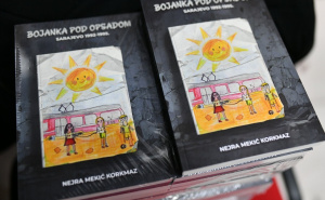 Foto: A. K. / Radiosarajevo.ba / Promocija romana "Bojanka pod opsadom"