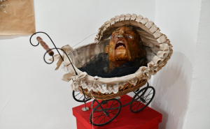 Foto: A. K. / Radiosarajevo.ba / Izložba skulptura, reljefa i crteža Zlatka Glamočaka