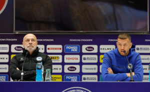 Foto: Dž. K. / Radiosarajevo.ba / Sergej Barbarez i Edin Džeko