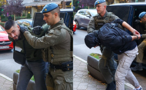 Foto: Dž. K. / Radiosarajevo.ba / Privođenje osumnjičenih u Kantonalno Tužilaštvo KS