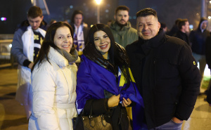 Foto: Dž. K. / Radiosarajevo.ba / Navijači BiH u Zenici