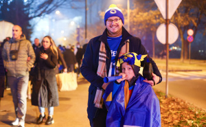 Foto: Dž. K. / Radiosarajevo.ba / Navijači BiH u Zenici
