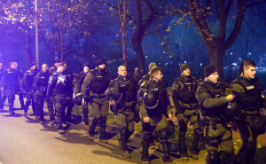 Foto: Dž. K. / Radiosarajevo.ba / Jake policijske snage u Zenici