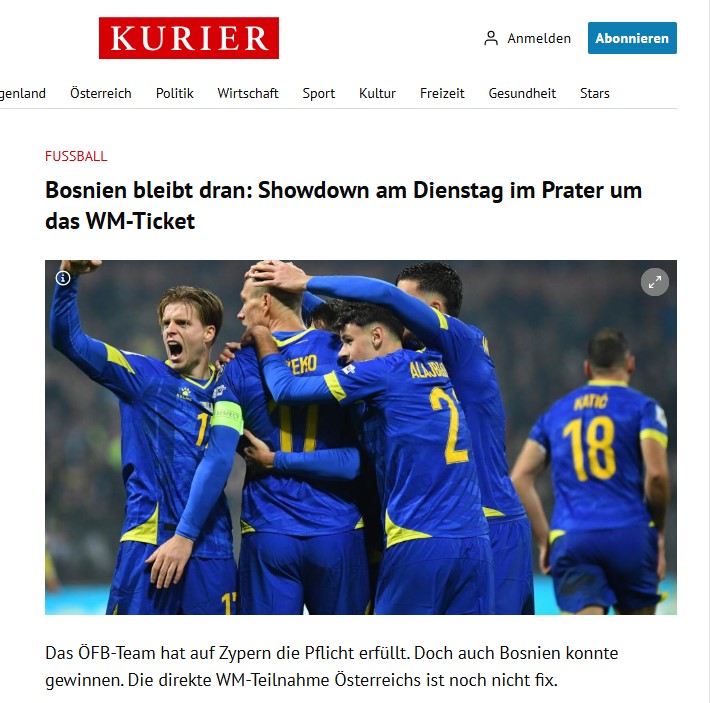 Kurier o pobjedi Zmajeva