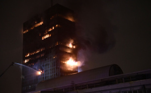 Foto: Josip Mikačić / Pixsell / Gori Vjesnikov neboder u Zagrebu