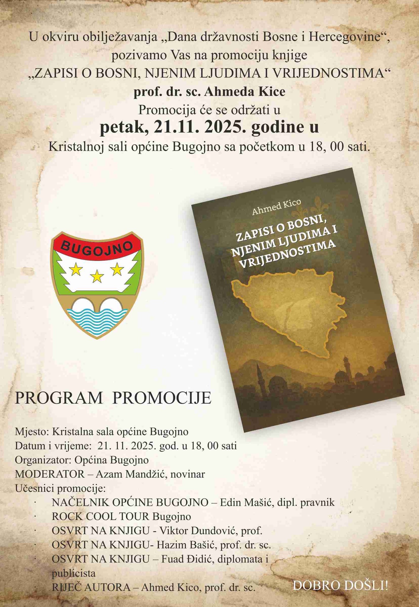 Knjiga "Zapisi o Bosni, njenim ljudima i vrijednostima"