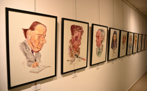 Foto: A. K. / Radiosarajevo.ba / Četrdeset karikatura iz pera Alije Hafizovića Hafa