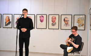 Foto: A. K. / Radiosarajevo.ba / Četrdeset karikatura iz pera Alije Hafizovića Hafa