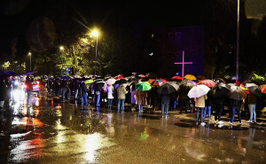 Foto: FENA / Mostar se prisjetio Vukovara i Škabrnje