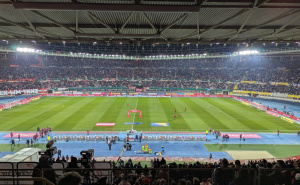 Foto: Radiosarajevo.ba / Stadion "Ernst Hapel" u Beču Austrija - BiH
