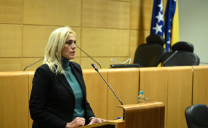 Foto: N. G. / Radiosarajevo.ba / Održana tematska sjednica o "Sistemskom odgovoru na nasilje u porodici..."