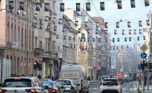 Foto: N. G. / Radiosarajevo.ba / Sarajevo ukrašeno državnim zastavama povodom Dana državnosti BiH