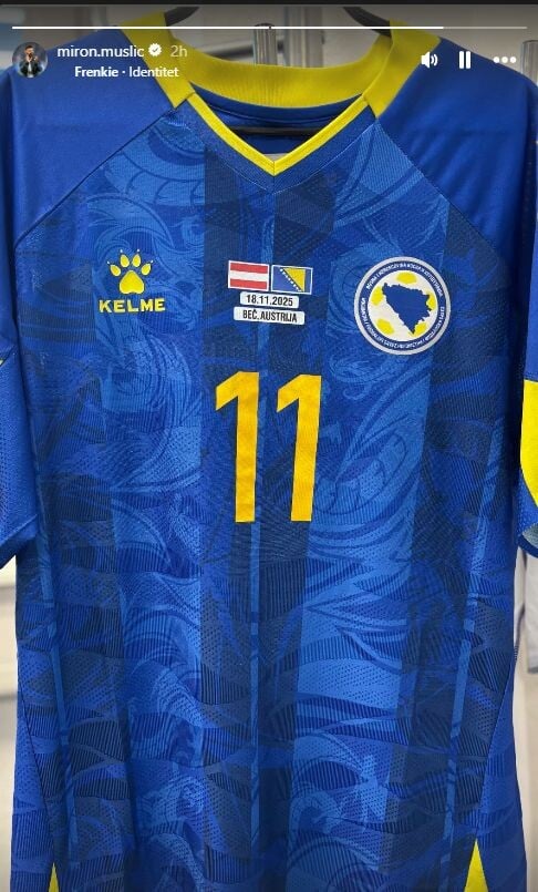 Dres koji je Džeko poklonio Musliću