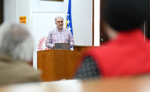 Foto: N. G. / Radiosarajevo.ba / Javno predavanje prof. dr. Vedada Smailagića