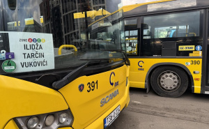 Foto: Vlada KS / Tri novonabavljena autobusa na liniji Ilidža - Tarčin - Vukovići