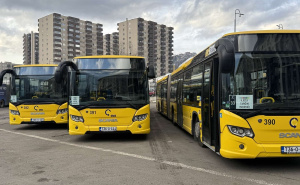 Foto: Vlada KS / Tri novonabavljena autobusa na liniji Ilidža - Tarčin - Vukovići