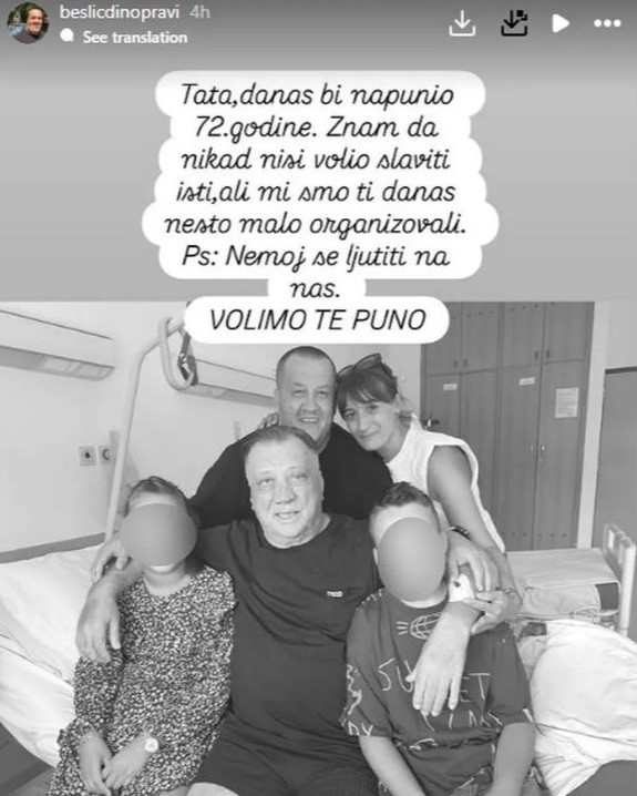 Objava Dine Bešlića